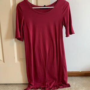 Maroon dress!!
